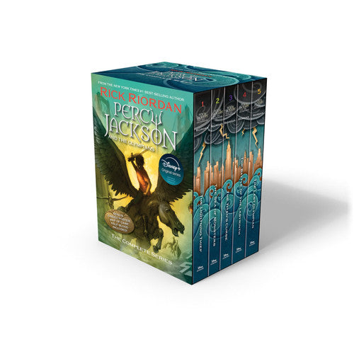 Percy Jackson and the Olympians 5 Book Paperback Boxed Set (With Poster)