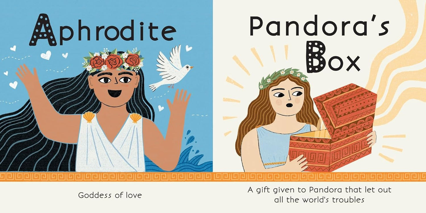 ABCs of Greek Myths: From Aphrodite to Zeus (Hardcover)