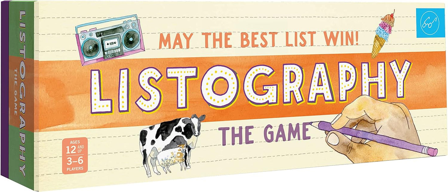 Listography: The Game: May The Best List Win!