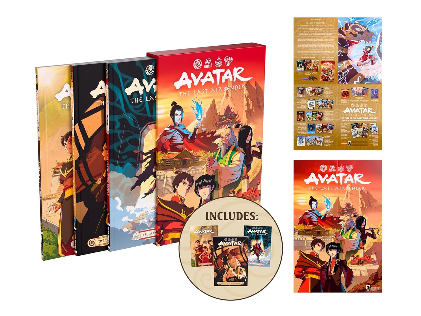 Avatar: The Last Airbender--Fire and Family Treasury Boxed Set