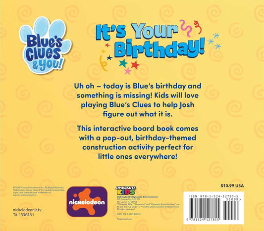 Blue's Clues & You: It's Your Birthday! (Board Book)