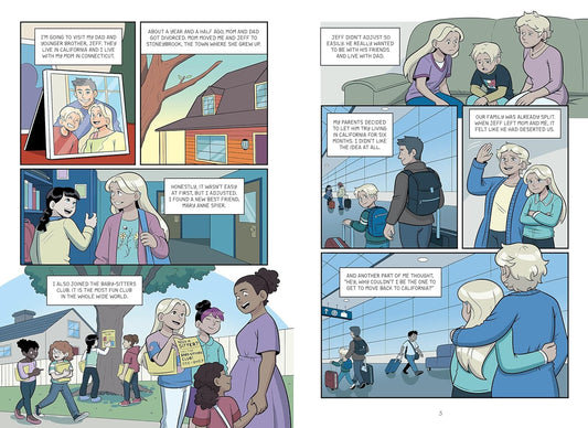 Dawn on the Coast: A Graphic Novel (The Baby-sitters Club #19)