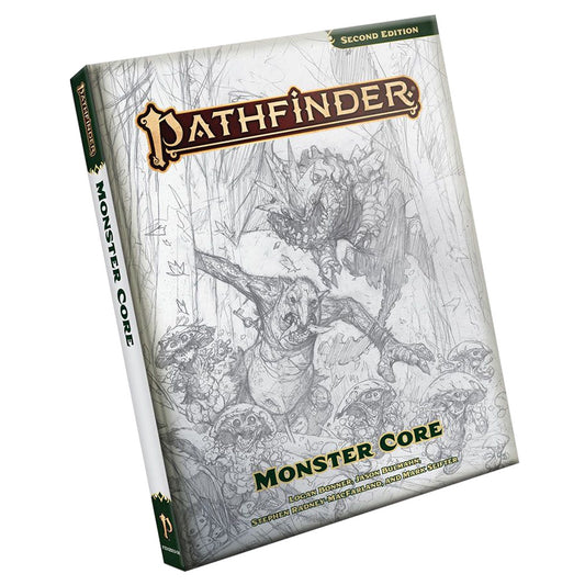 Pathfinder RPG 2E RPG: Monster Core (Sketch Cover)