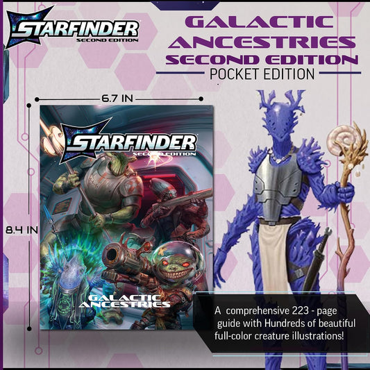 Starfinder 2E RPG: Galactic Ancestries (Pocket Edition)