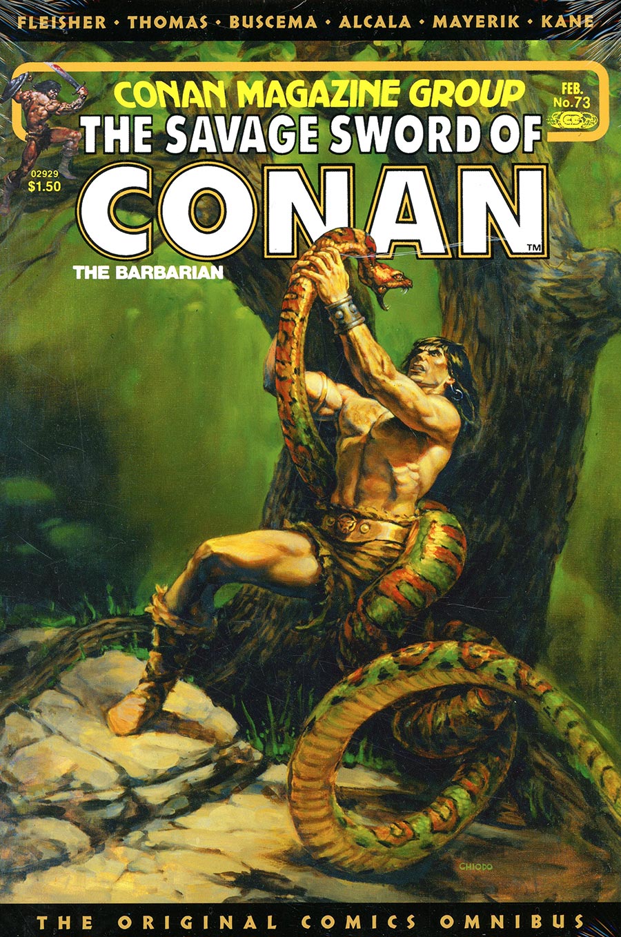 The Savage Sword Of Conan: The Original Comics Omnibus Vol.6 (Direct Market Joe Chiodo Variant Hardcover)