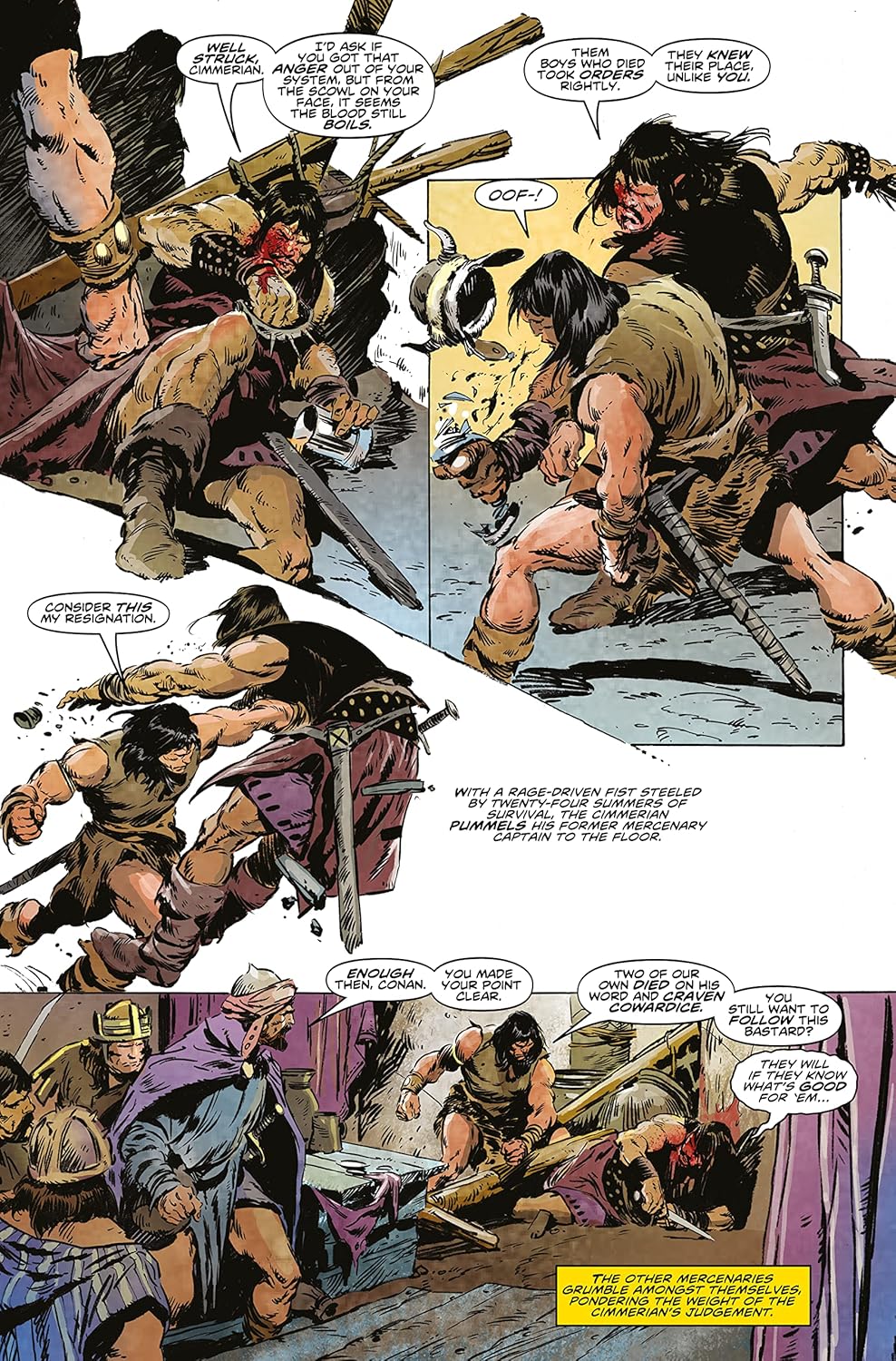 Conan the Barbarian Vol. 1: Bound In Black Stone Deluxe Edition (Hardcover)