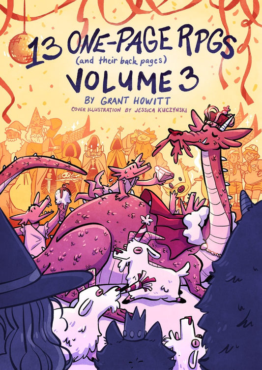One Year of One-Page RPGs: Volume 3