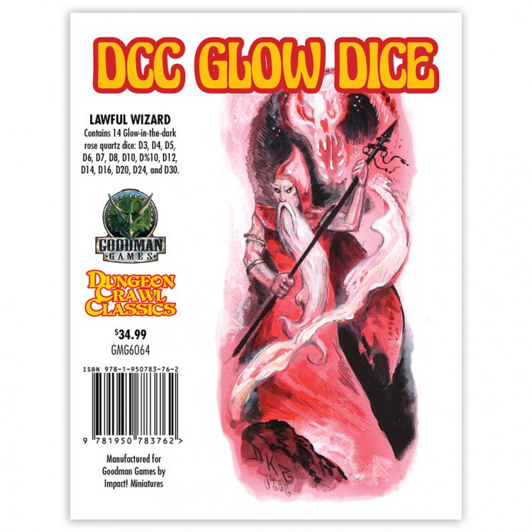 DCC Dice: Lawful Wizard Glow Dice