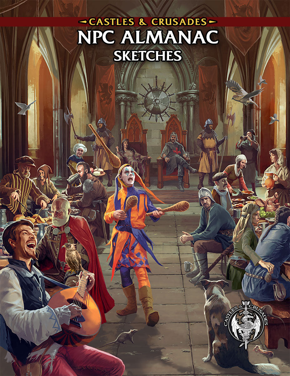 Castles & Crusades: NPC Almanac - Sketches