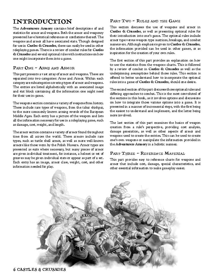 Castles & Crusades: Adventurers Armory