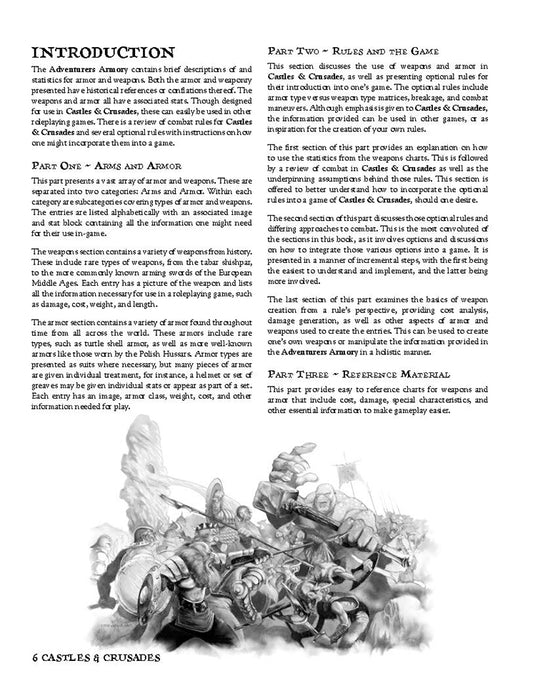 Castles & Crusades: Adventurers Armory