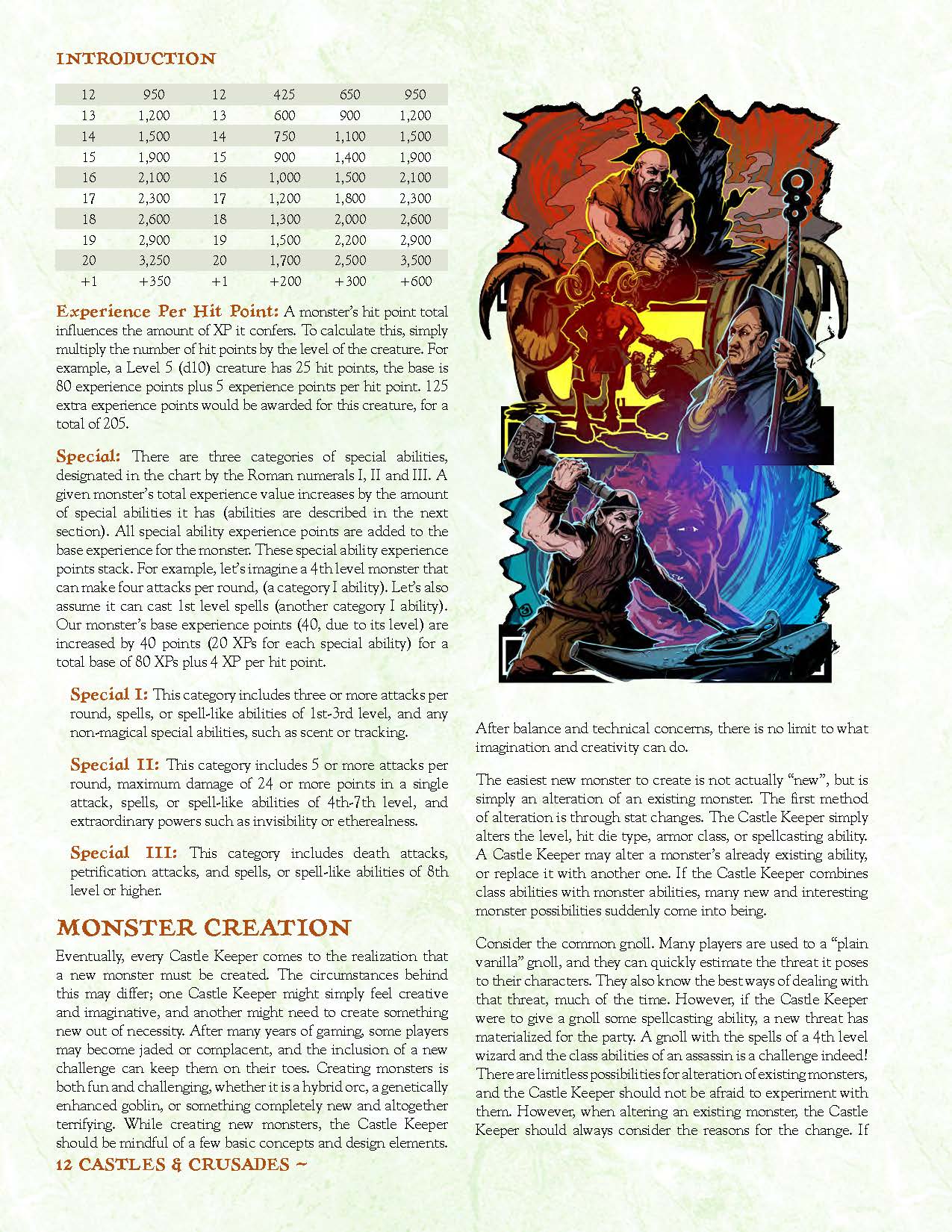 Castles & Crusades: Monsters & Treasure