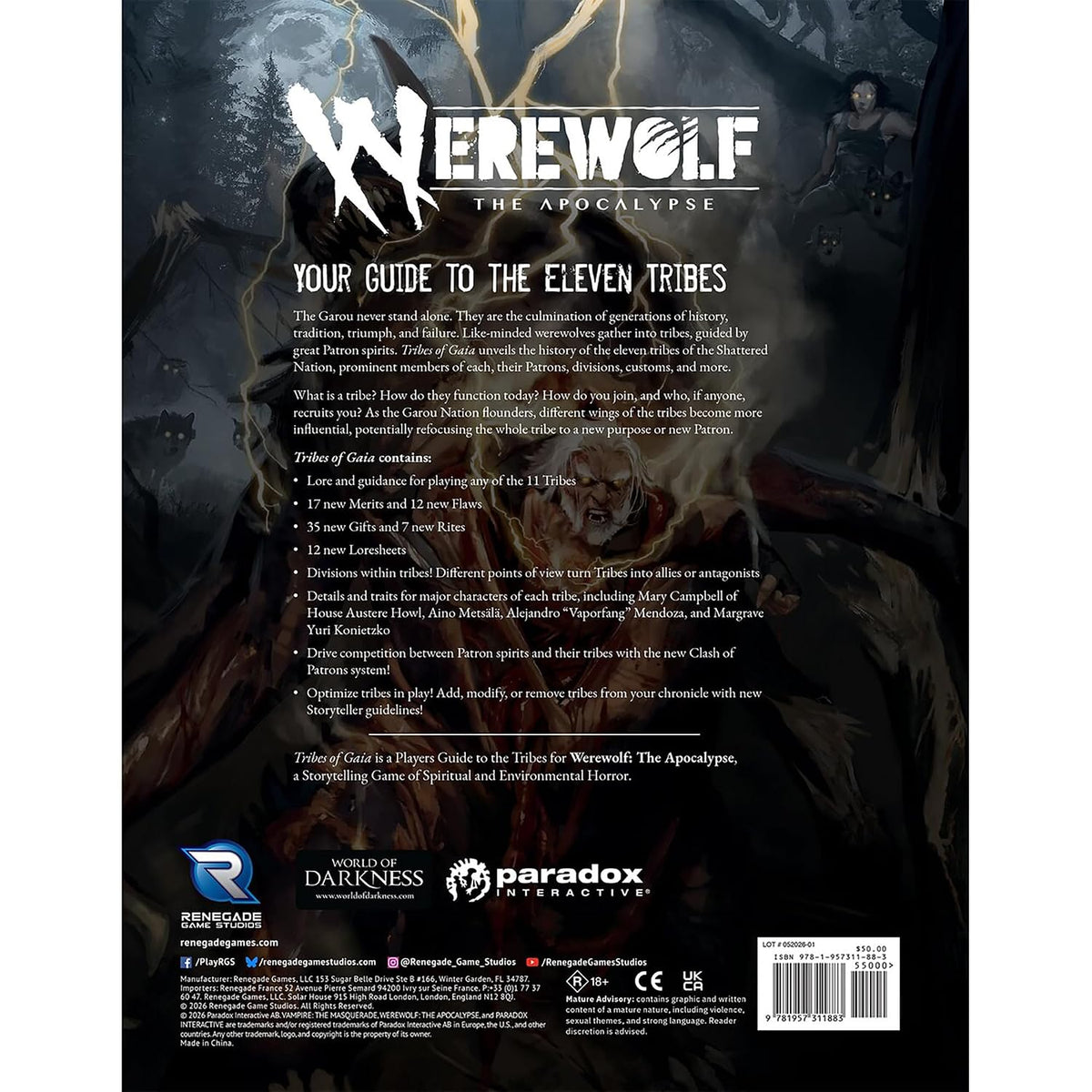 Werewolf: The Apocalypse 5th Edition - Tribes of Gaia