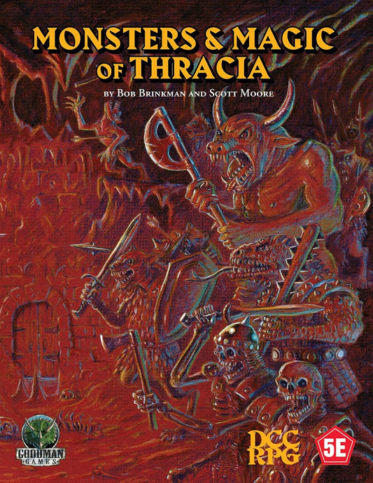 Monsters & Magic of Thracia (5E+DCC) (Dungeon Crawl Classics)