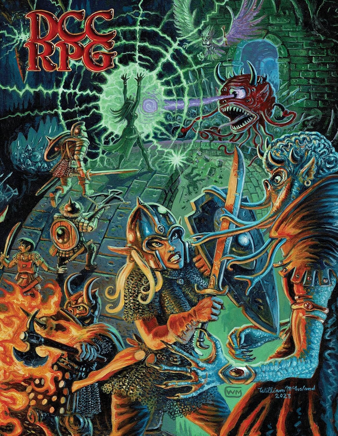Dungeon Crawl Classics RPG: Core Rulebook (William Mcausland Cover)