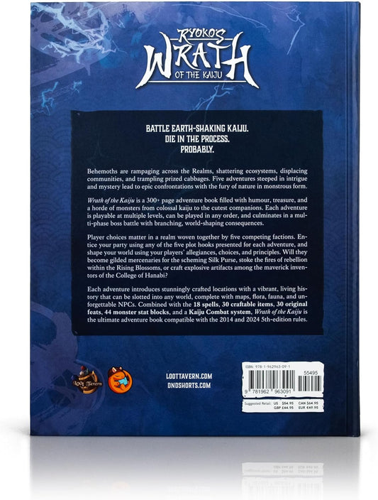 Ryoko's Guide To The Yokai Realms: Wrath Of The Kaiju (5e compatible)