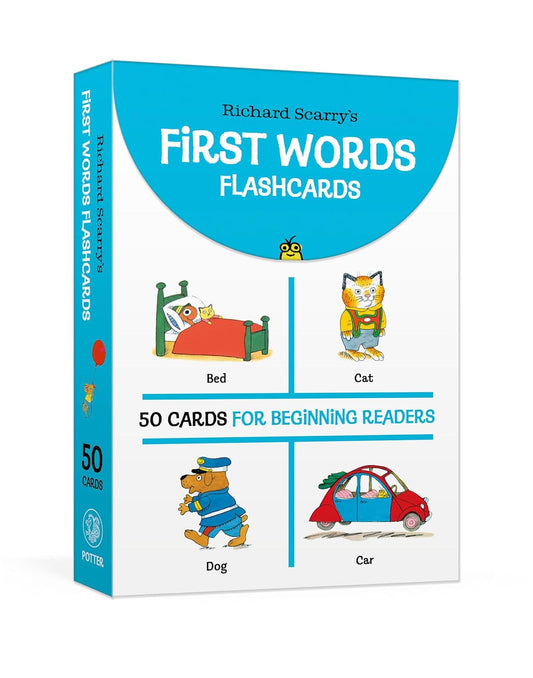 Richard Scarry's First Words Flashcards: 50 Cards for Beginning Readers