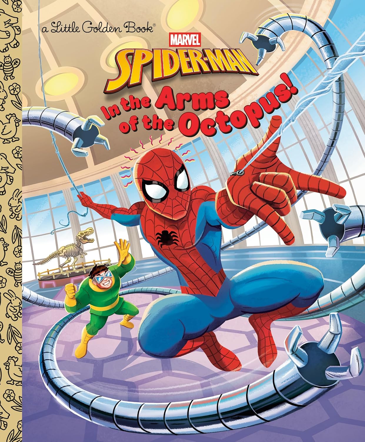 In the Arms of the Octopus! (Marvel: Spider-Man) (Little Golden Book)