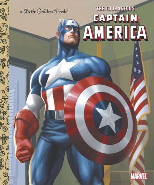 Little Golden Book: Courageous Capt America