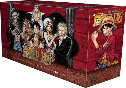 One Piece Box Set 4: Dressrosa to Reverie: Volumes 71-90 with Premium