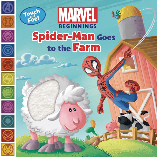 Marvel Beginnings: Spider Man Goes to the Farm (Board Book)