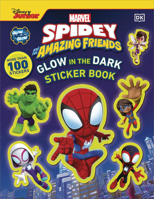 Marvel Spidey and His Amazing Friends Glow in the Dark Sticker Book: With More Than 100 Stickers