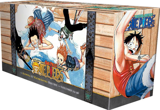 One Piece Box Set 2 Skypeia and Water Seven Volumes 24-46 with Premium