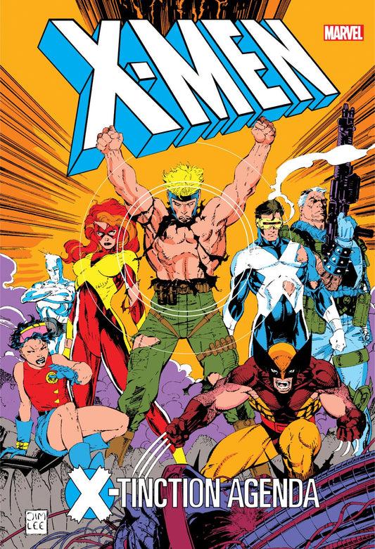 X-MEN: X-TINCTION AGENDA OMNIBUS JIM LEE FINAL STRIKE COVER (Hardcover)