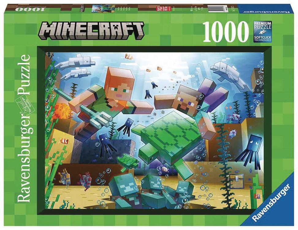 Ravensburger Mojang Minecraft Mosaic 1000 Piece Jigsaw Puzzle for Adults