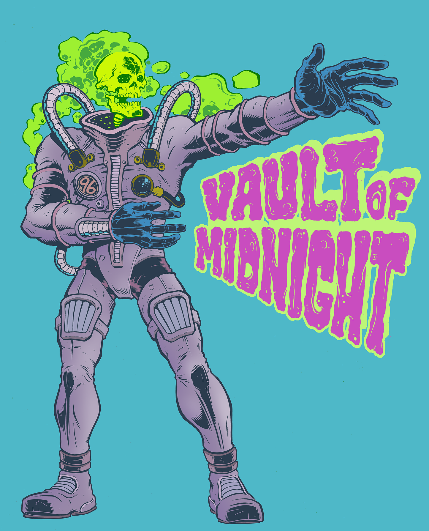 T-Shirt: Lonely Spaceman (Matthew Allison Edition) - Teal