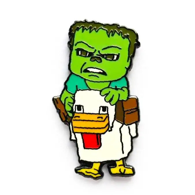 Yesterdays Enamel Pin: Chicken Jockey