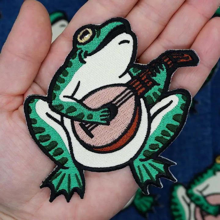 Cat Coven Patch: Frog Serenade