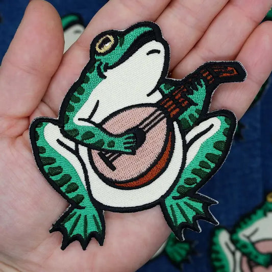 Cat Coven Patch: Frog Serenade