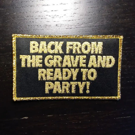 GOBLINHAUS Patch: Party Time (Shiny gold version)