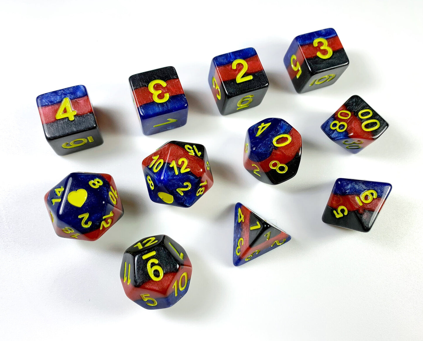 Heartbeat Dice: Polyamory 11-Set