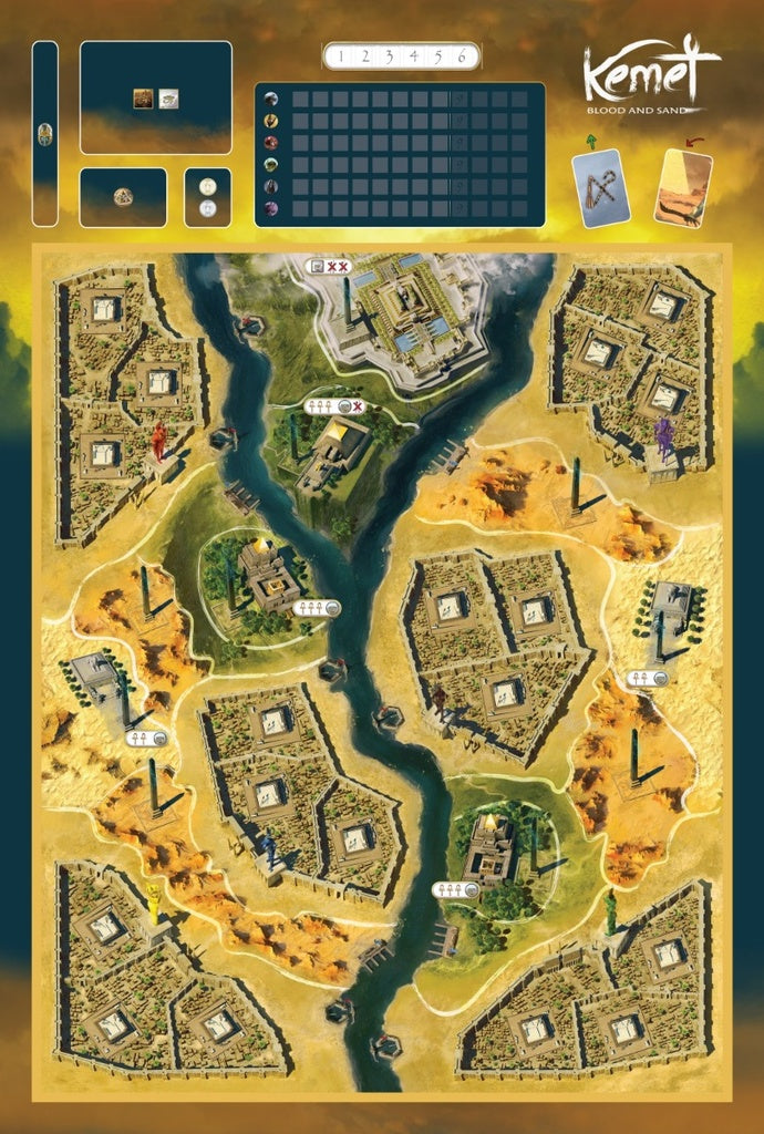Kemet: Blood and Sand - Playmat