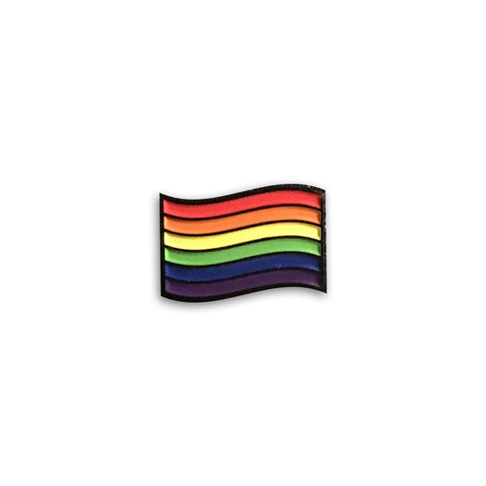 Reppin Pins Enamel Pin: Pride Flag