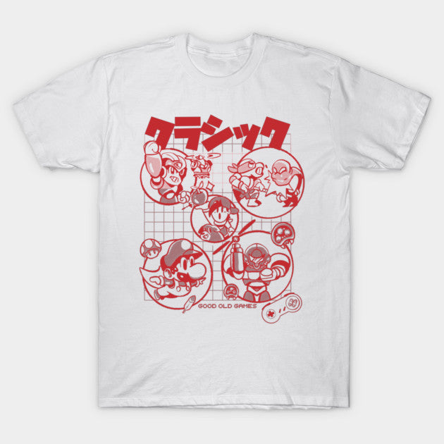 T-Shirt: Classic Games - White