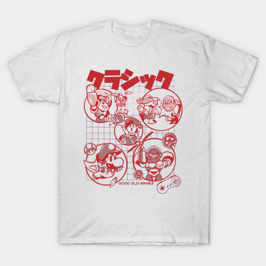 T-Shirt: Classic Games - White