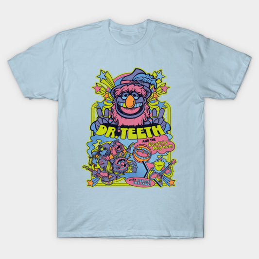 T-Shirt: Dr. Teeth - Light Blue