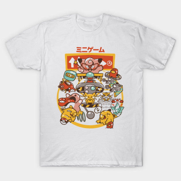 T-Shirt: Minigames Shenanigans - White