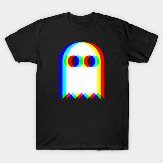 T-Shirt: Trippy Ghost (Black)