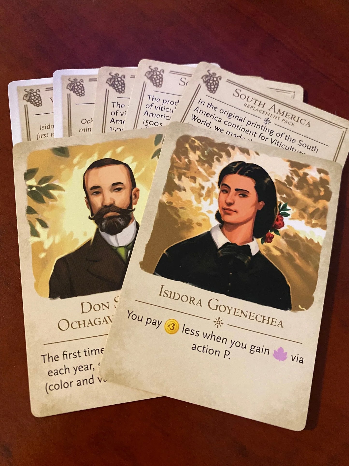 Viticulture World Replacement Cards: South America
