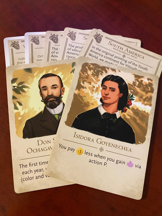 Viticulture World Replacement Cards: South America