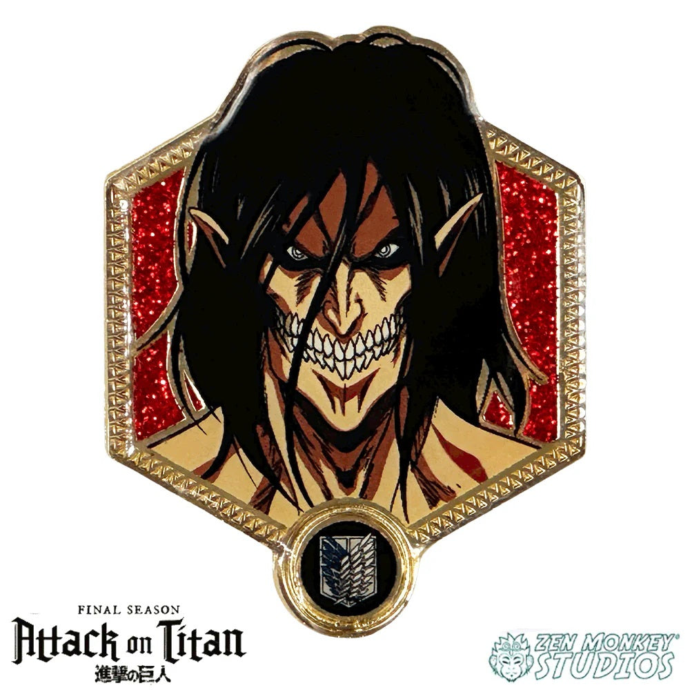 Enamel Pin: Attack on Titan - Titan Attack (Golden Series)