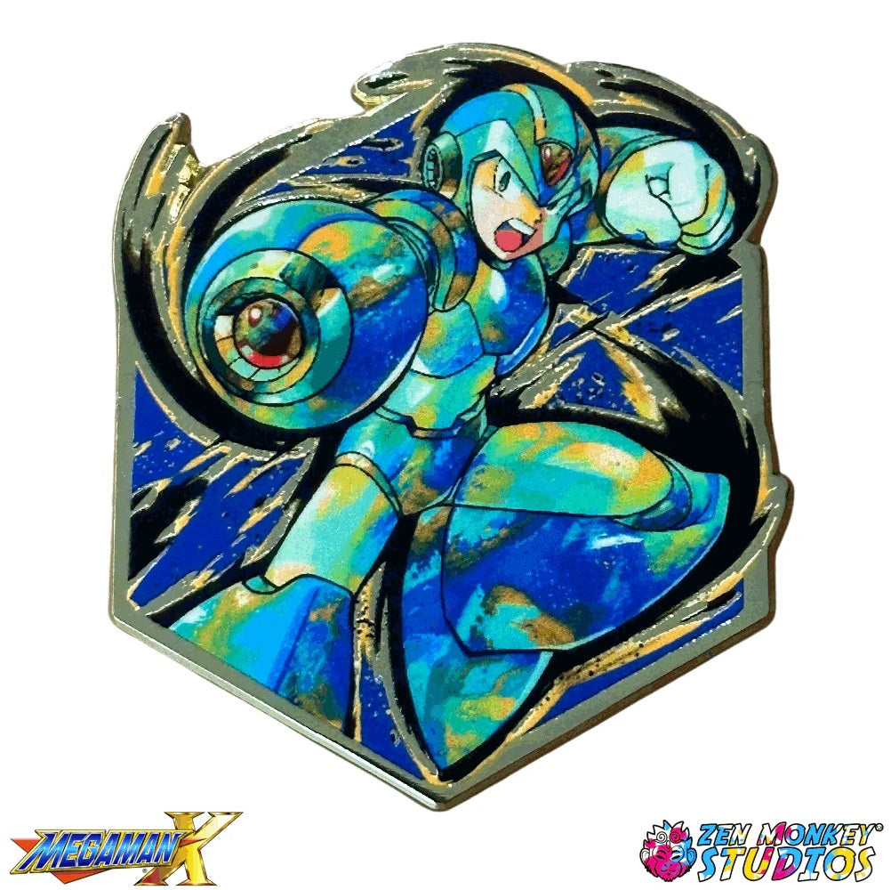 Enamel Pin: Mega Man - X (Painterly Series)