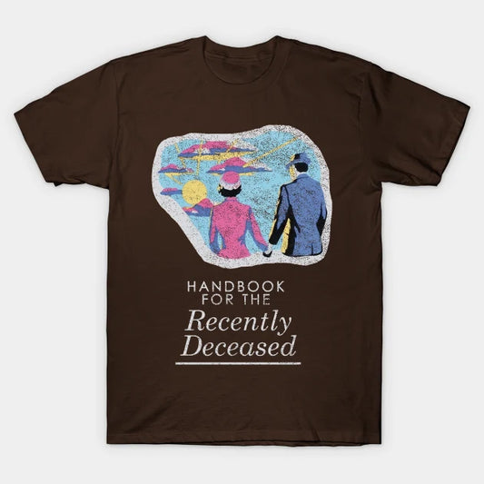 T-Shirt: Beetlejuice Handbook for the Recently Deceased - Brown