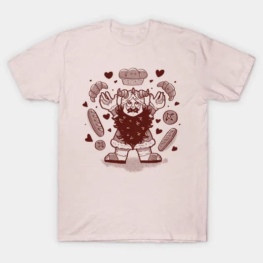 T-Shirt: Love of Bread - Soft Pink