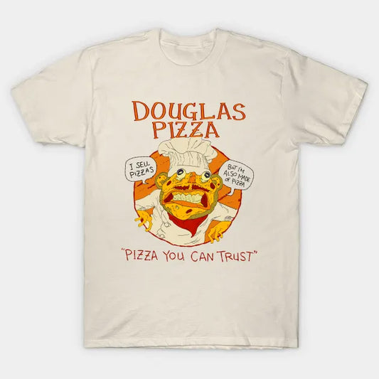 T-Shirt: Douglas Pizza - Creme