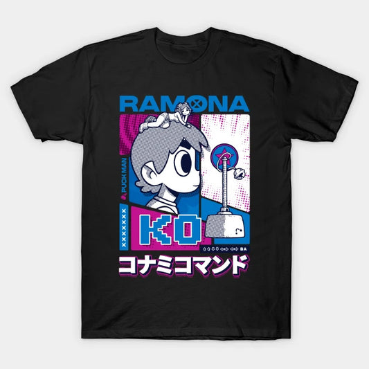 T-Shirt: Scott & Romana - Black